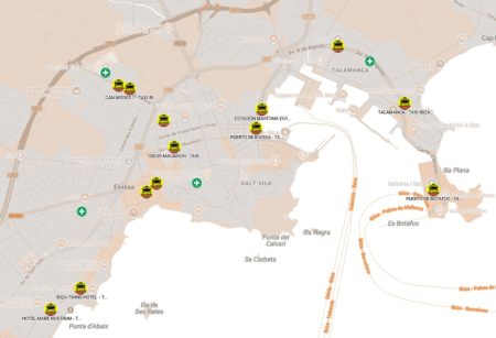 Parada de taxis Eivissa