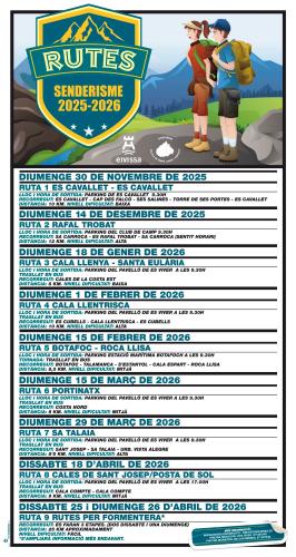 Rutes senderisme 2025