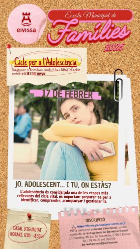 Imatge Jo, adolescent... i tu, on estàs?