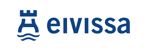 Logotip horitzontal blau