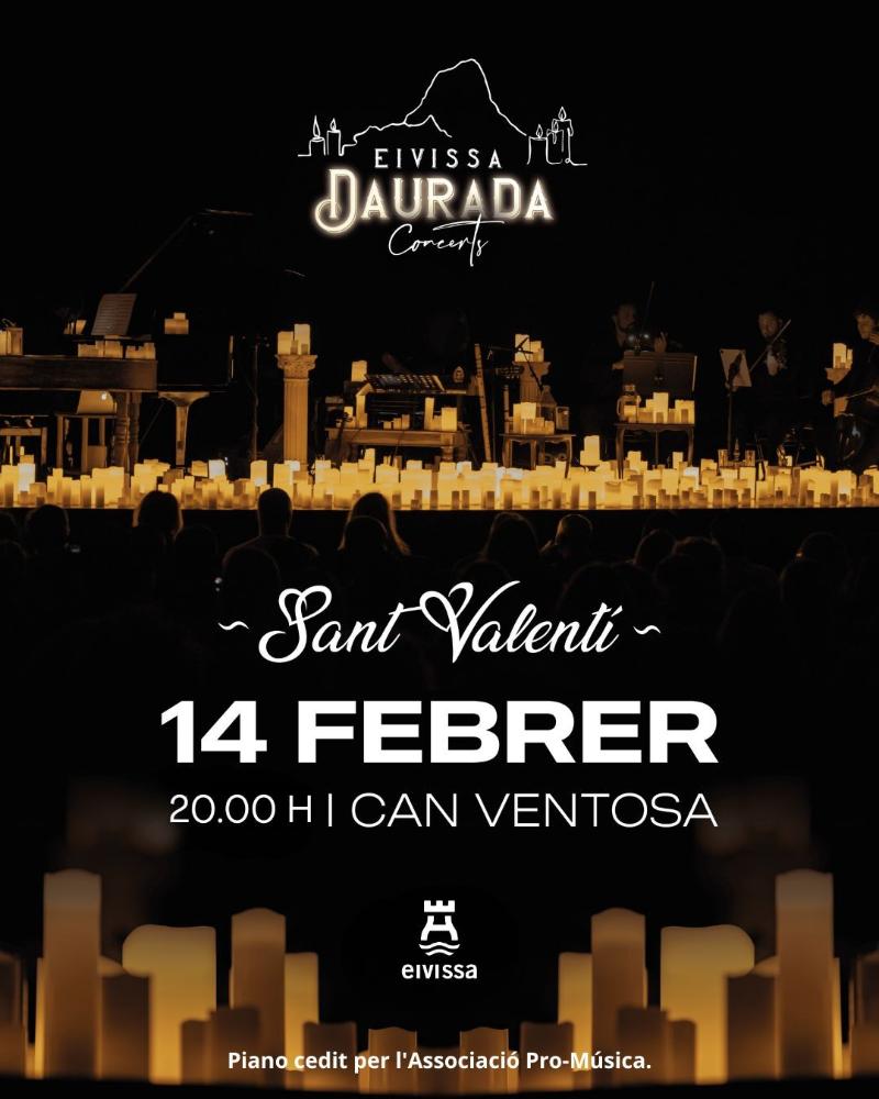 Imagen Eivissa Daurada celebra Sant Valentí amb un concert a la llum de les espelmes a Can Ventosa el dissabte 14 de febrer