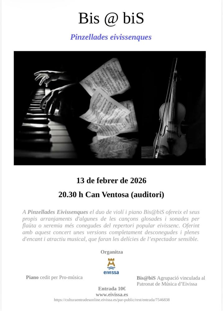 Imagen Este viernes el dúo Bis@biS ofrecerá un concierto muy especial en Can...