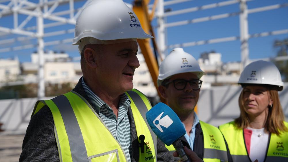 Imatge El poliesportiu de Figueretes avança “a bon ritme” i estarà operatiu...