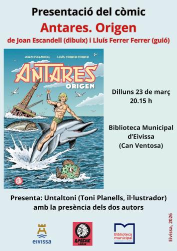 Presentació del còmic Antares. Origen