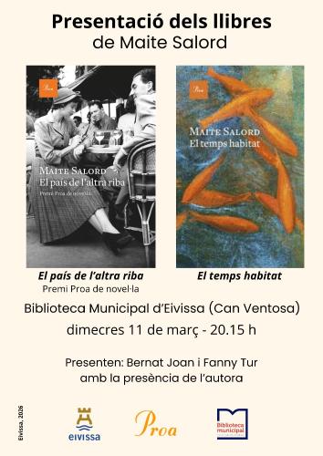 Presentació llibres de Maite Salord