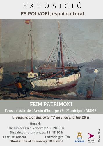 Imatge FEIM PATRIMONI: fons artístic de l'Arxiu d'Imatge i So Municipal d'Eivissa