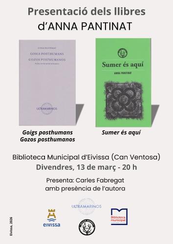 Imatge Presentació de dos llibres d'Anna Pantinat