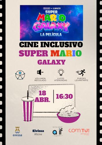 Imatge CINEMA INCLUSIU PEL·LÍCULA SUPER MARIO GALAXY