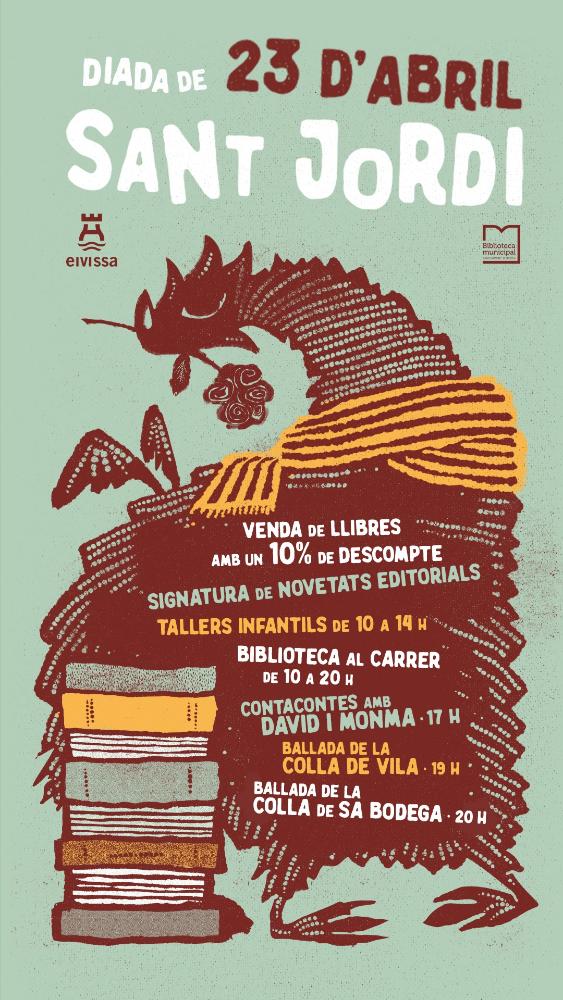 Imatge La ciutat d’Eivissa rebosa cultura amb motiu del Dia del Llibre