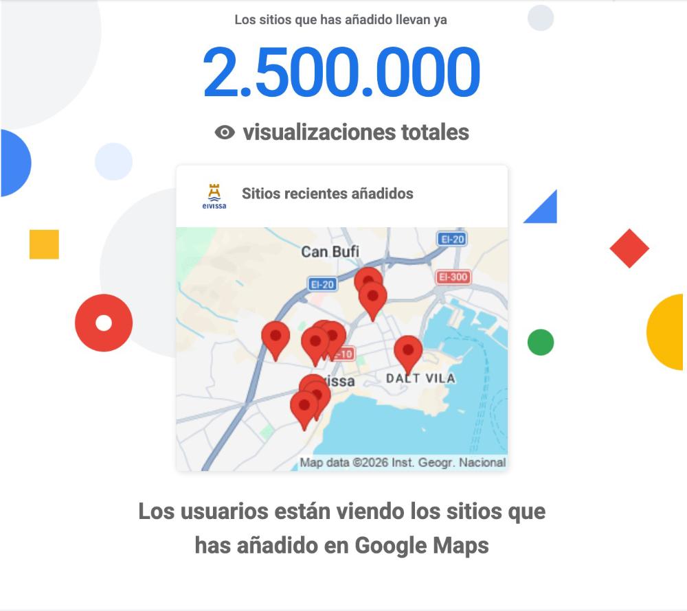 Imatge L'Ajuntament d’Eivissa reforça la informació de mobilitat en Google...
