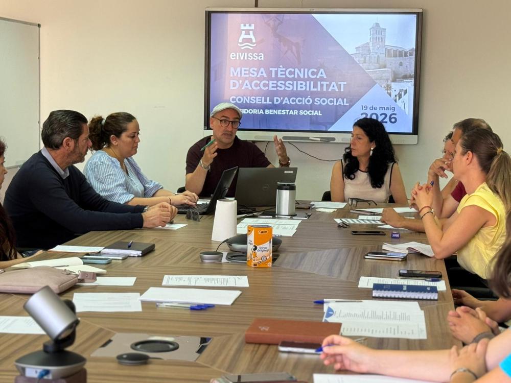 Imatge La Taula Tècnica d’Accessibilitat de l’Ajuntament d’Eivissa avança en...