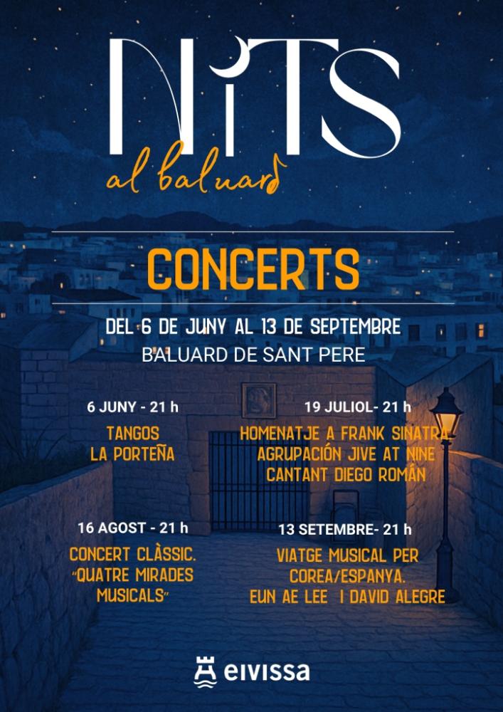 Imagen El Ayuntamiento de Eivissa comenzará este sábado el ciclo musical Nits...
