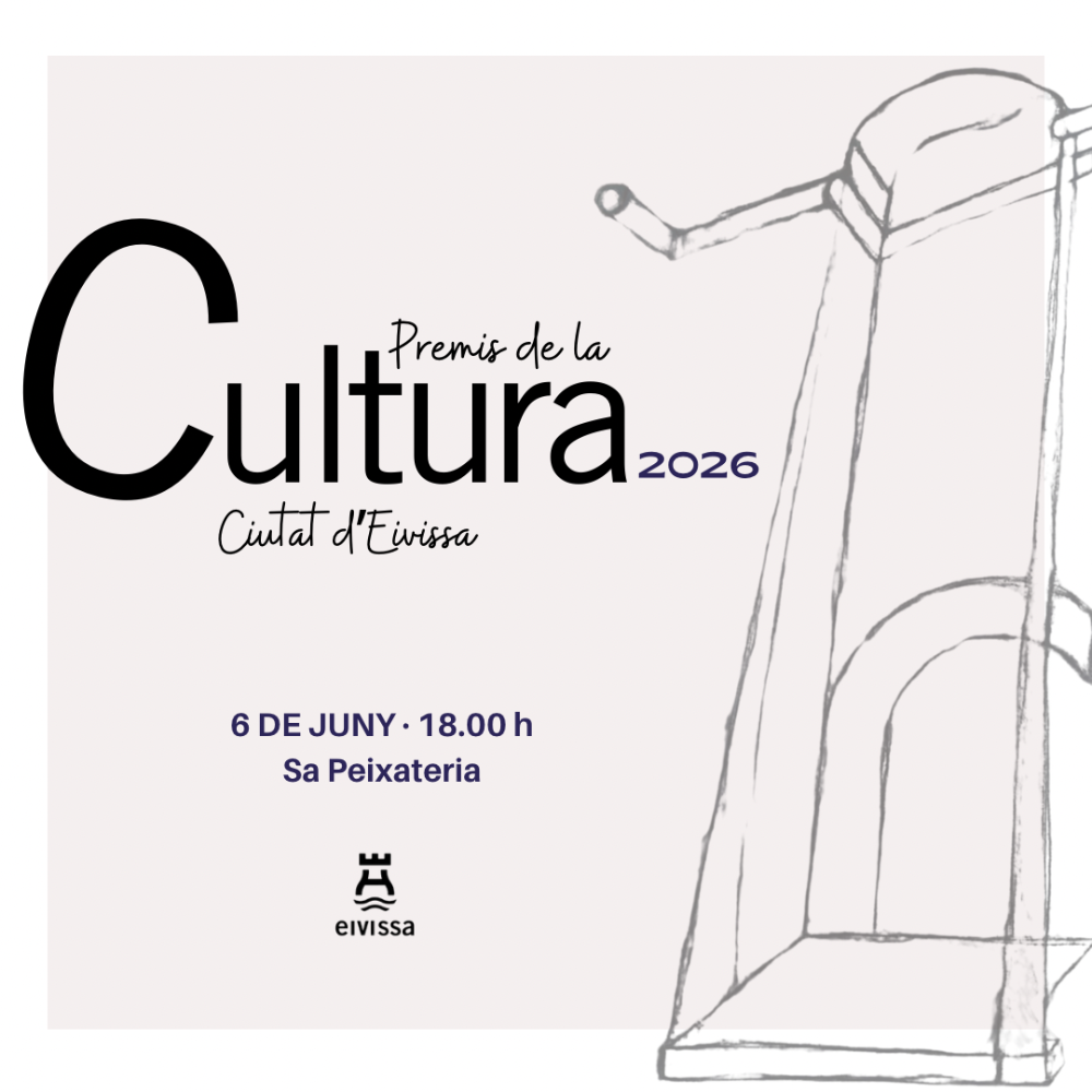 Imagen El Ayuntamiento de Eivissa celebrará los Premios de Cultura 2026 este sábado en sa Peixateria