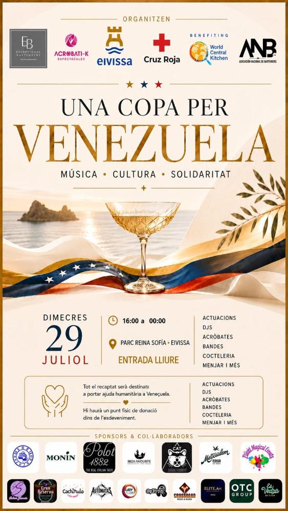 Imatge Eivissa celebra aquest dimecres «Una copa por Venezuela», una jornada...