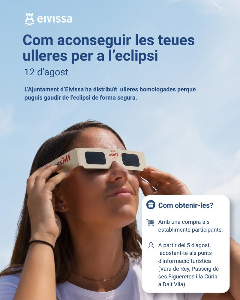 Imatge L'Ajuntament d'Eivissa distribueix 20.000 ulleres homologades...