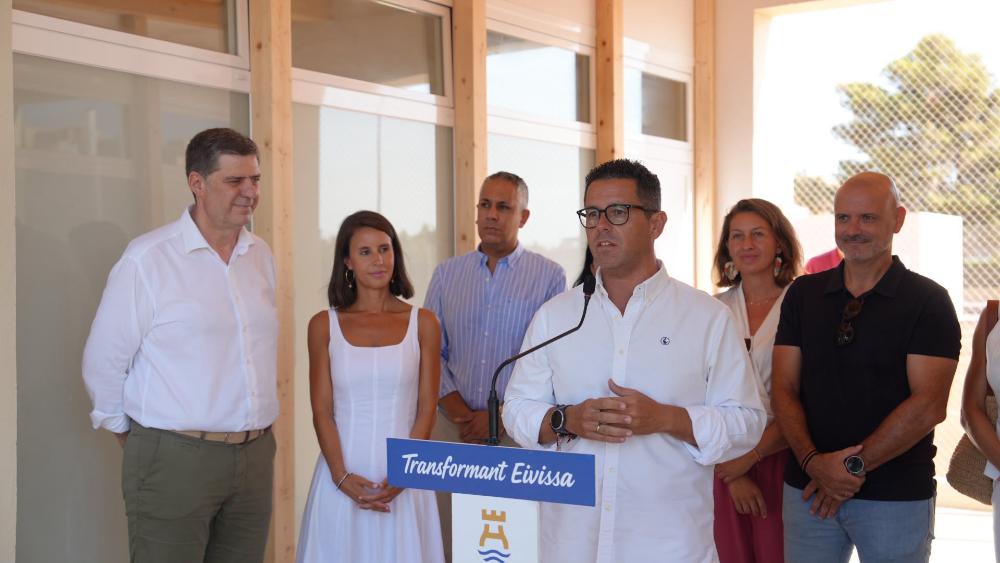 Imatge L’Ajuntament d’Eivissa i el Govern inauguren tres noves pistes de tennis...