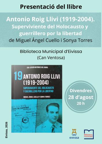 Imatge Presentació llibre Antonio Roig Llivi (1919-2004)
