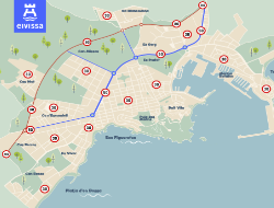 El Ayuntamiento de Eivissa licita las obras para dar continuidad al carril bici de la avenida Sant Jordi hasta la calle de Perséfone