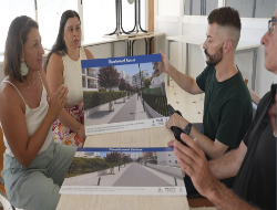 El Ayuntamiento de Eivissa muestra a la Asociación de Vecinos de Platja d'en Bossa las calles del barrio que se mejorarán con el Plan 5 del Consell