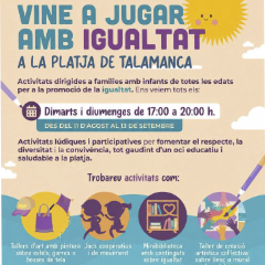 ‘Ven a jugar con igualdad’ en la Biblioplaya de Talamanca