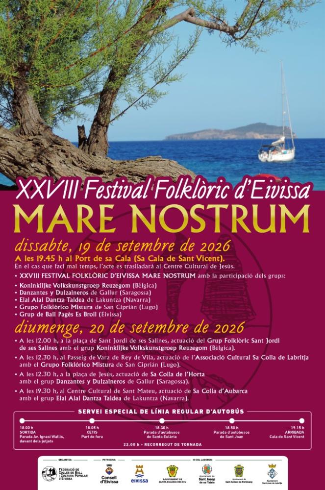 Imatge El XXVIII Festival Folklòric Mare Nostrum reunirà a Eivissa grups de...
