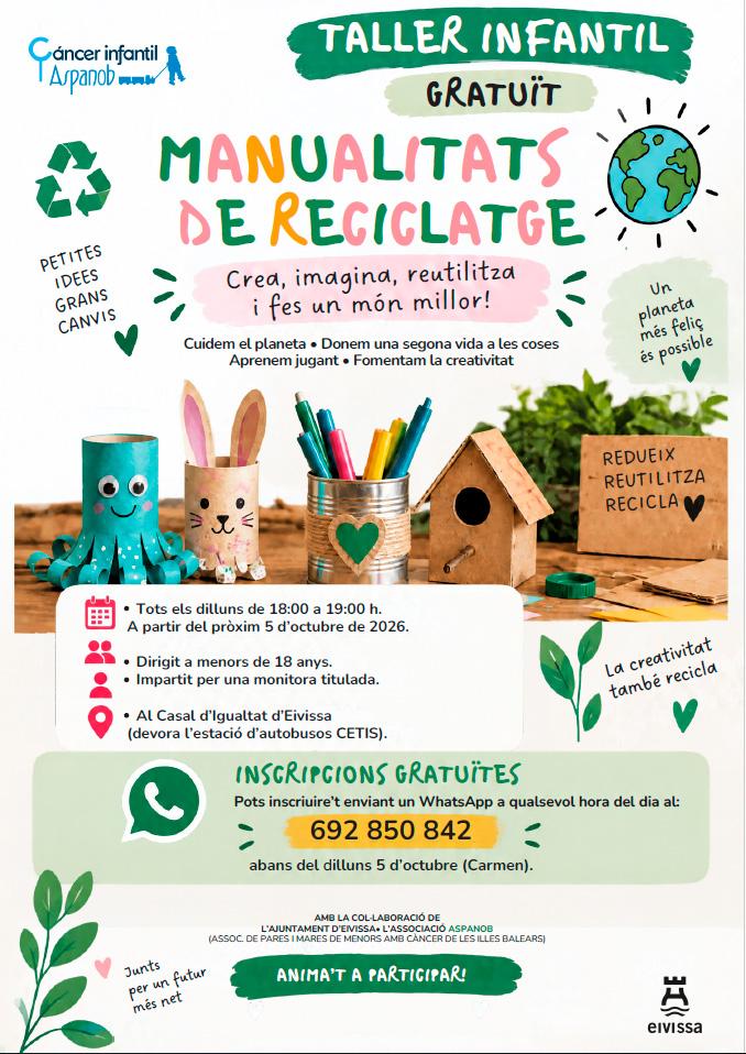 Imatge l’Ajuntament d’Eivissa col·labora amb ASPANOB per ampliar la seva oferta...