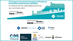 Imagen L’auditori de Can Ventosa acull la inauguració del XV Congrés de l’Associació de Professors de Dret Administratiu (AEPDA)