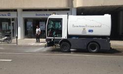 Imagen Primera jornada de feina de la nova empresa de neteja