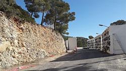 Imagen El Ayuntamiento de Eivissa inicia la construcción de cuatro nuevos grupos de nichos en el Cementerio Nuevo