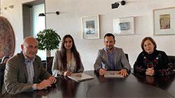 Imagen Firma de los convenios de colaboración con la Asociación Alianza Mar Blava y la PIMEEF