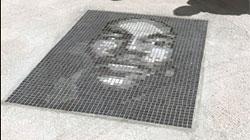 Imagen Instalado en la plaza des Pratet un mosaico del cantante Bob Marley