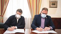 Imagen El GCPHE firma un convenio de colaboración con el Festival Internacional...