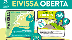 Imagen 10.000 folletos para informar a la ciudadanía de las medidas de movilidad incluidas dentro de Eivissa Oberta