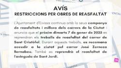 Imagen El Ayuntamiento de Eivissa informa que el martes 7 de enero se...