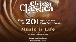 Imagen El Festival Eivissa Clàssica tanca la seva edició 2024 amb el concert ‘Music is Life’, protagonitzat pel flautista Rafael Adobas i la ballarina Raquel Ortiz