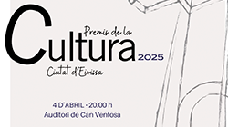 Imagen L'Ajuntament d'Eivissa entregarà aquest divendres els Premis de Cultura Ciutat d’Eivissa 2025 a Sandy Plant i a títol pòstum, a Jean Serra i a Iván Mérgola