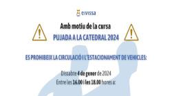 Imagen AVISO: restricciones de circulación y estacionamiento por la SUBIDA A LA...