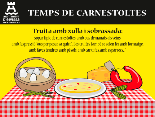 Truita amb xulla i sobrasada