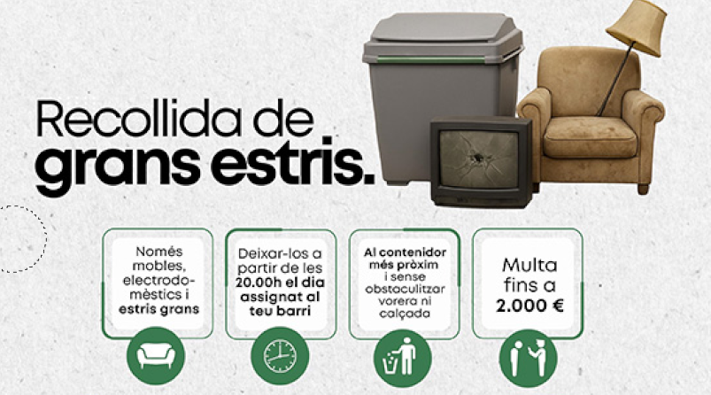 Imagen Calendario de depósito de residuos voluminosos por barrios