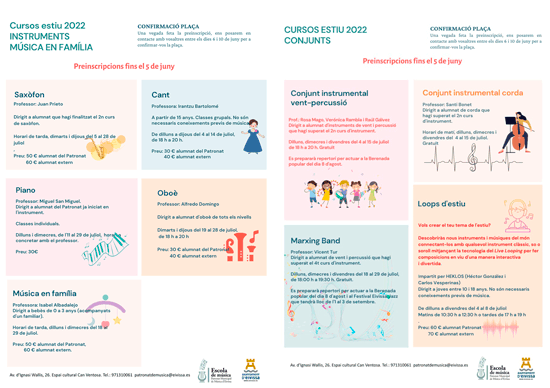 Cursos d'estiu de música