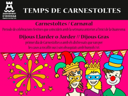 Carnestoltes - Dijous Llarder o Jarder